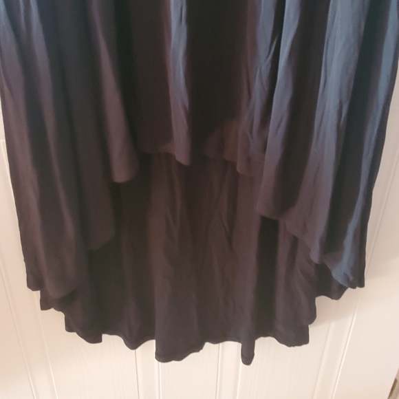 Torrid 2X  New Black/Neon Tie Dye Super Soft Hi Lo Maxi Dress w/Pockets - Picture 5 of 7